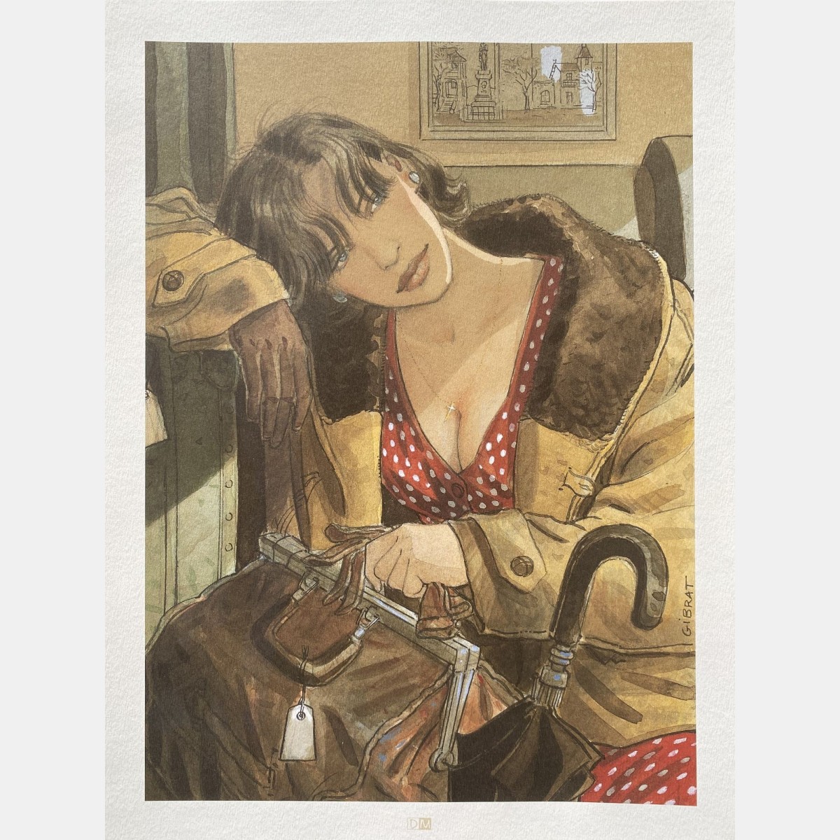 Jean-Pierre Gibrat - Cécile à la sacoche (poster)