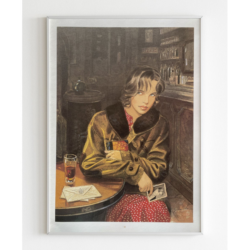Jean-Pierre Gibrat - Cécile au café 2 (poster)