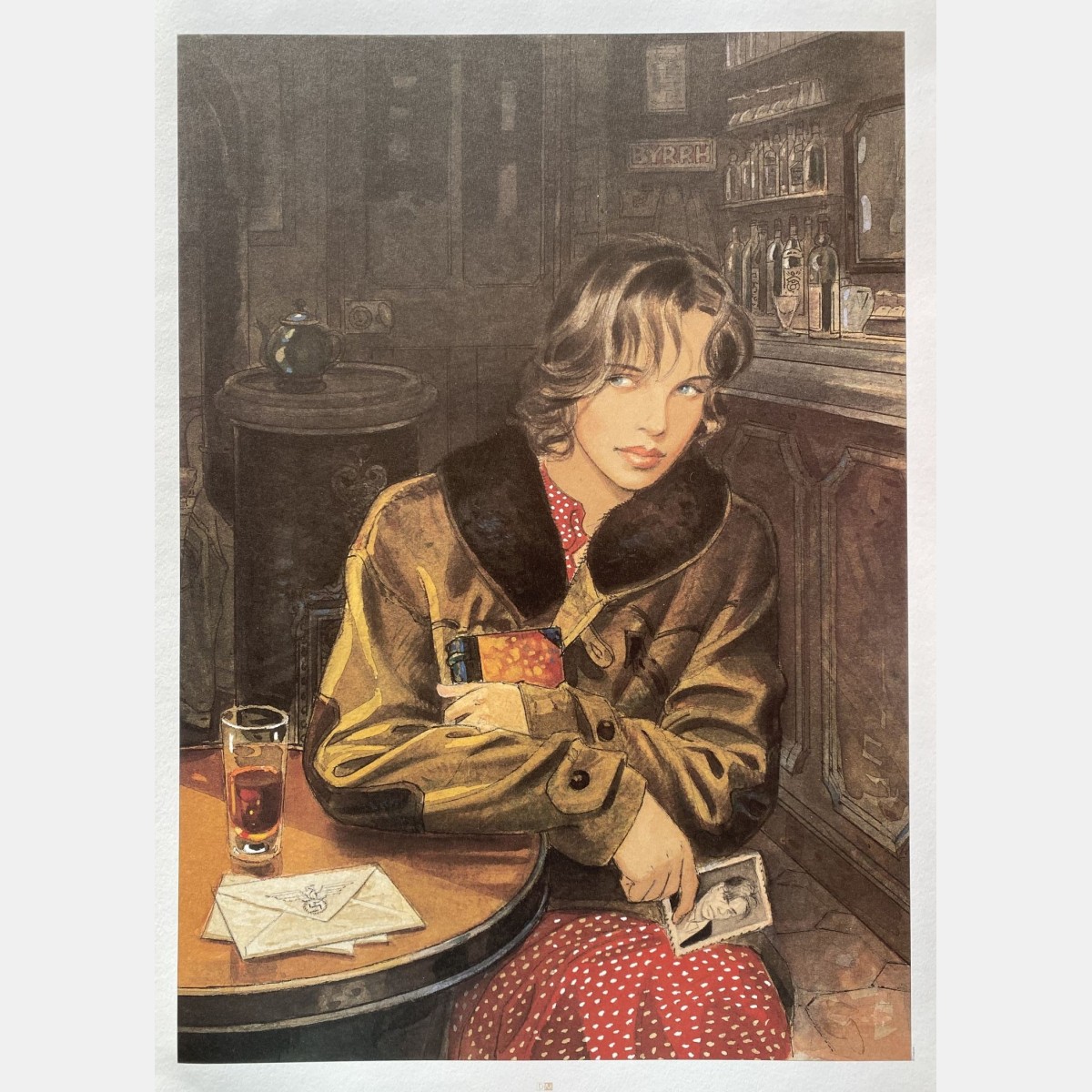 Jean-Pierre Gibrat - Cécile au café 2 (poster)