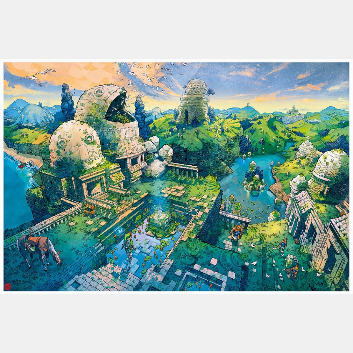 Mathieu Bablet - The Journey Begins (Art Print)