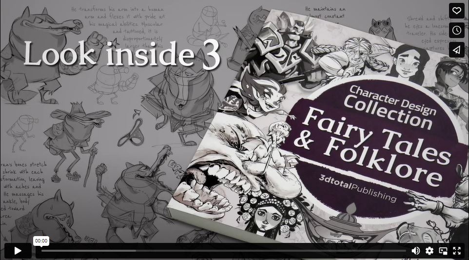 inside pages Character design collection fairy tales and folklore