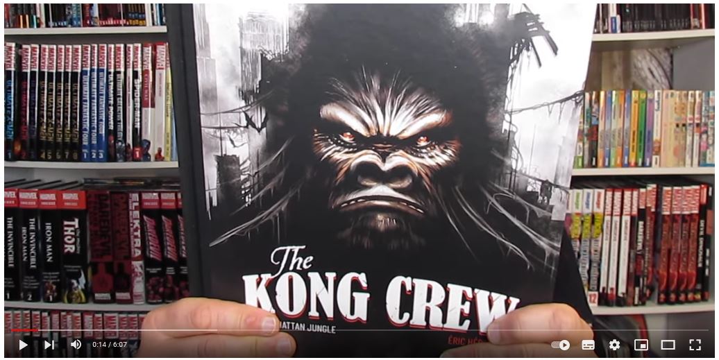Eric Herenguel, King Kong, Gorilla, Comics, bande dessinee, Manhatten, New York, Illustration