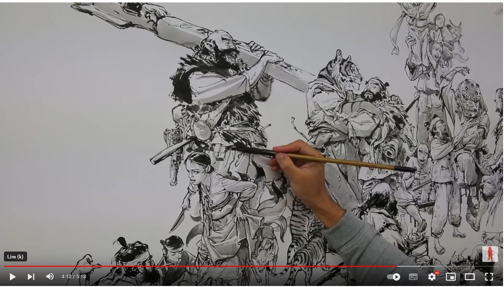 Kim Jung Gi, Christie's, Hangul, Korea, Korean, Korean art, Korean Artists, Sketching, Sketching Techniques, Drawing, Drawing Techniques, Illustrating, Illustrators, Illustrations, Art Posters, Art Prints, Live Session Drawing Events, Comics, Asian Comic Artists