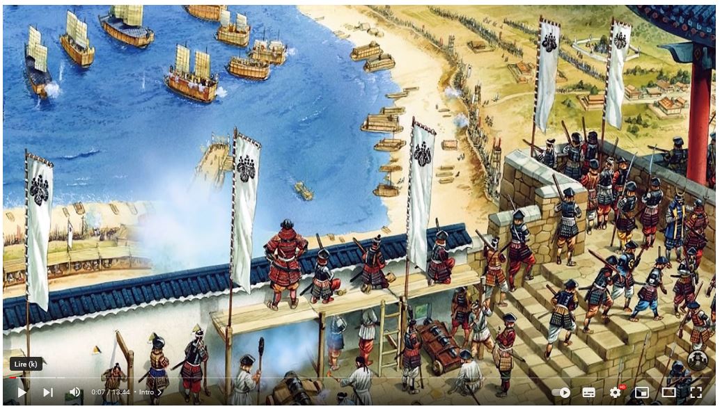 Samurai, Choson Korea, Feudal Japan, Ming Empire, Hideyoshi Toyotomi, Daimyo, Korean aand Japanese war, Chinese and Korean Alliance, No Ryang, Q-Ha