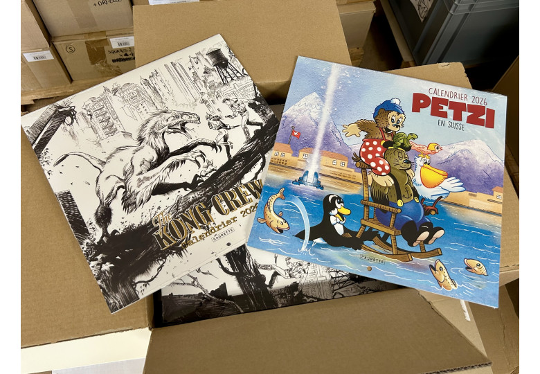 Petzi & The Kong Crew calendars: they are here!