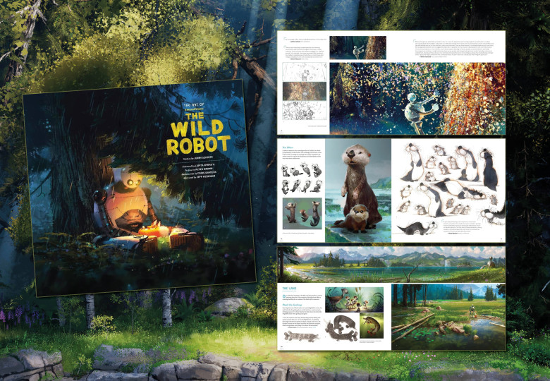 “The Wild Robot”: Get a closer look at the movie with this art book!