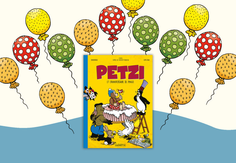 August Bookstore Releases: "Petzi et l’anniversaire de Pingo"